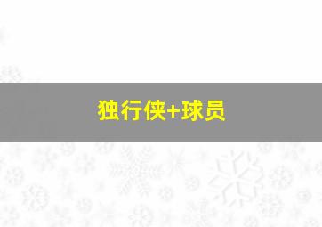 独行侠 球员